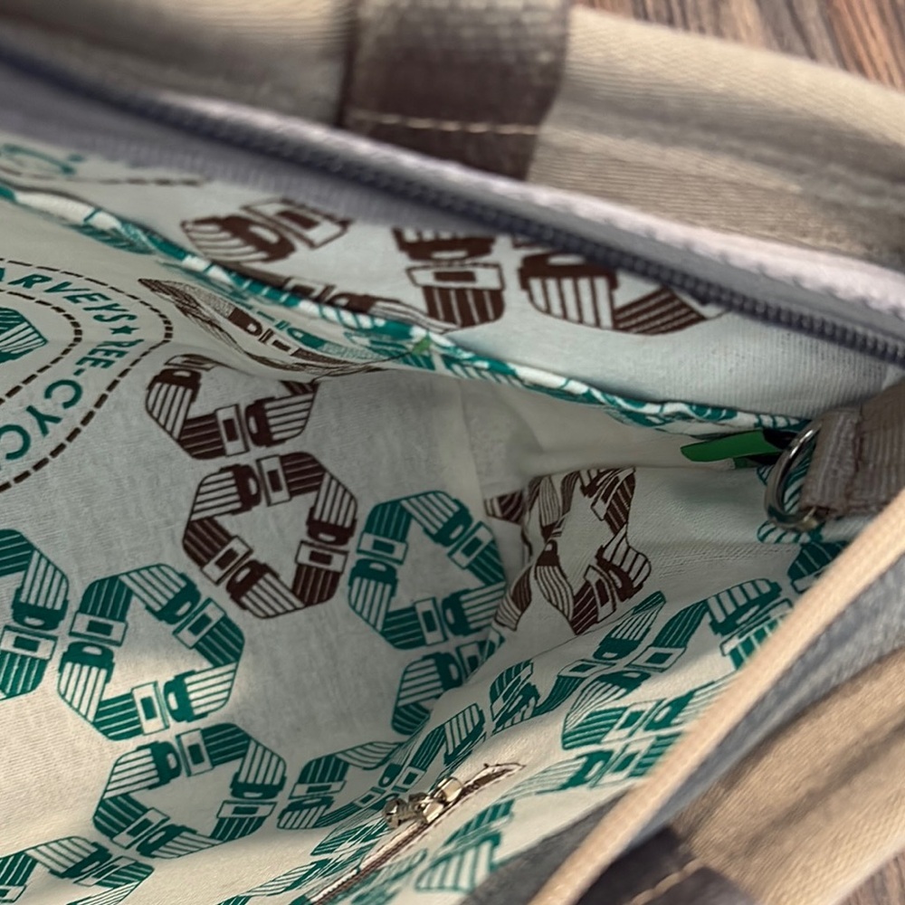 Harvey’s Woven Tree-Cycle Tote Bag in Neutral Tones - Picture 12 of 13